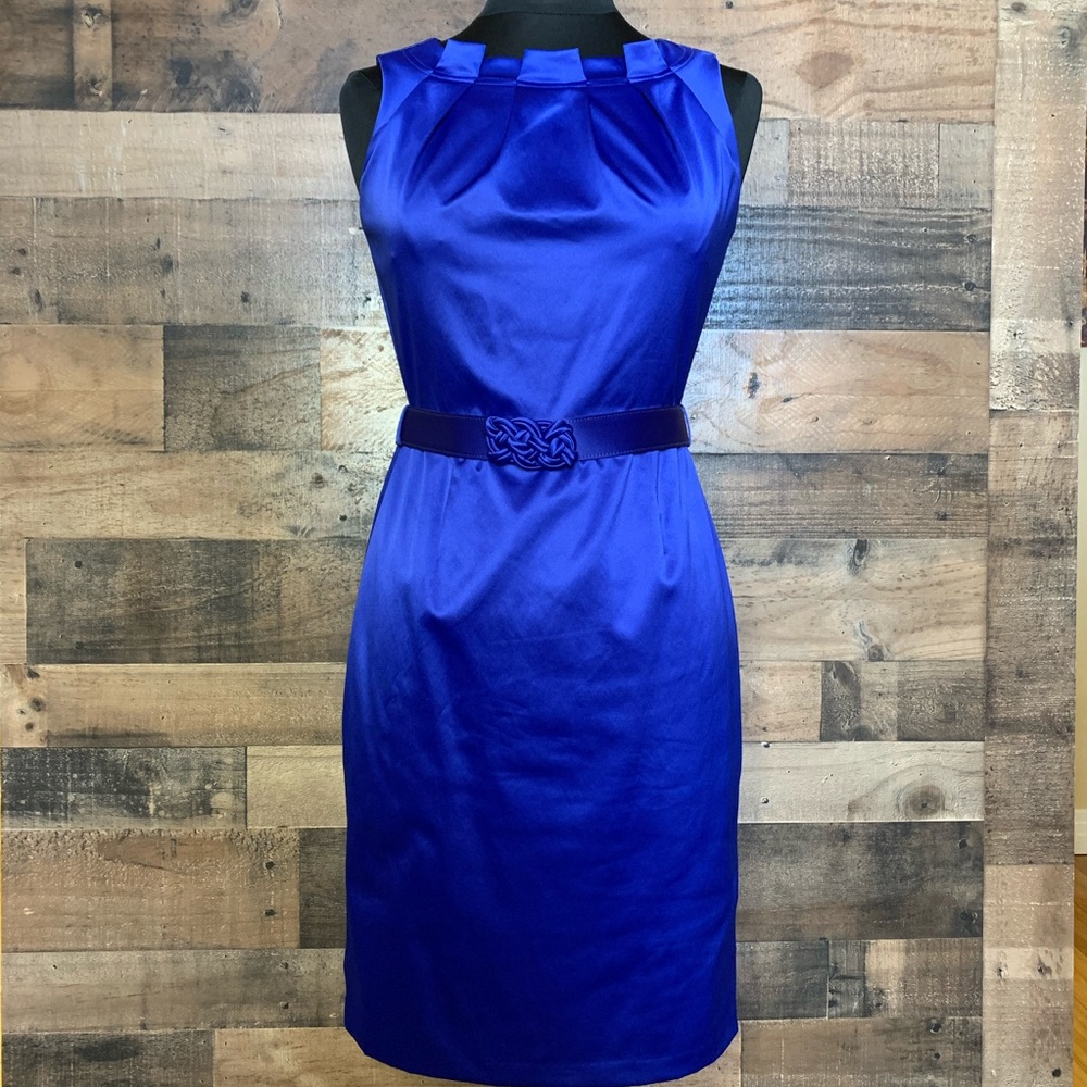 Electric Blue Evan Picone Cocktail Dress - Size 4